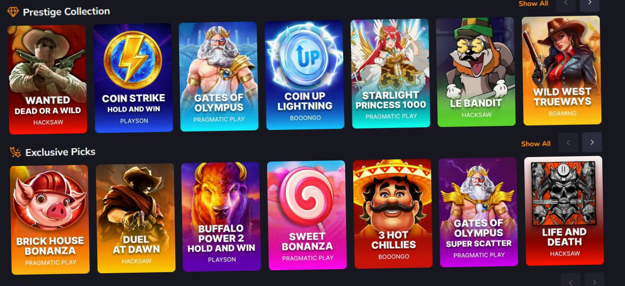 vegastars pokies collection